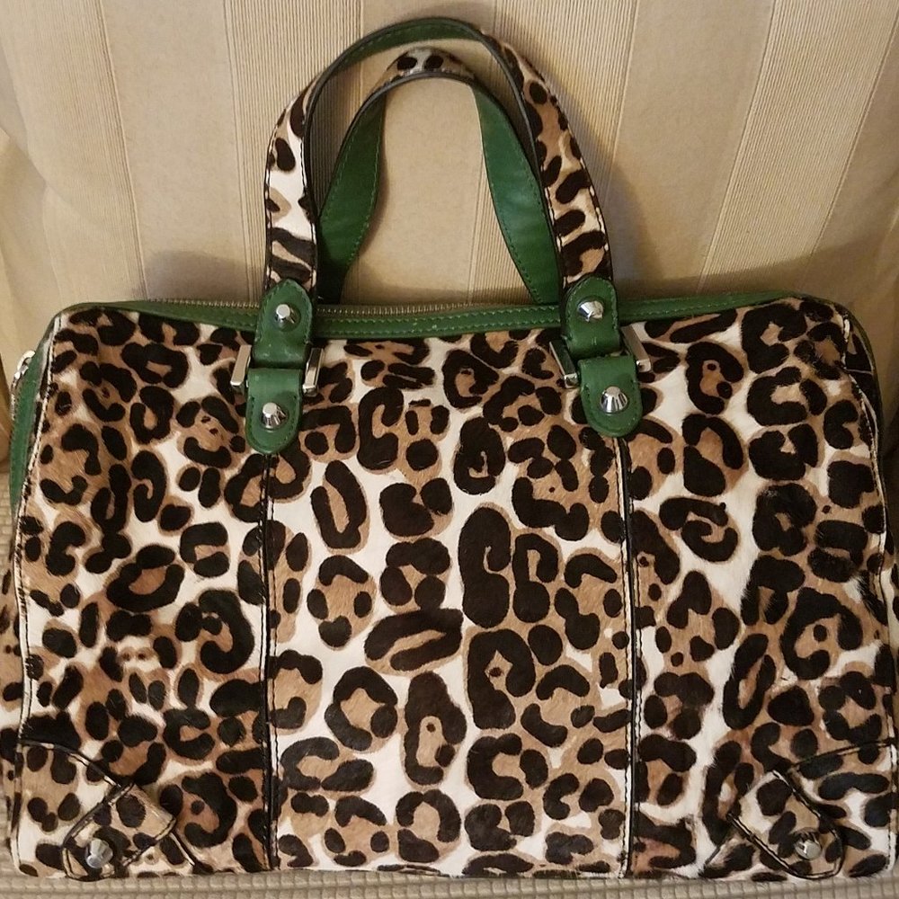 JUICY COUTURE Vintage Leopard Satchel